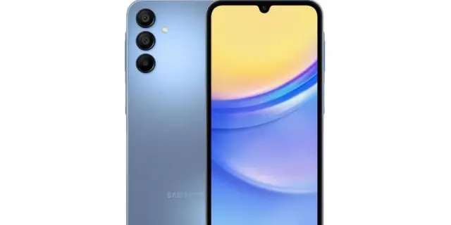 Celular de Samsung de gama media, con buen rendimiento de cámara principal y batería