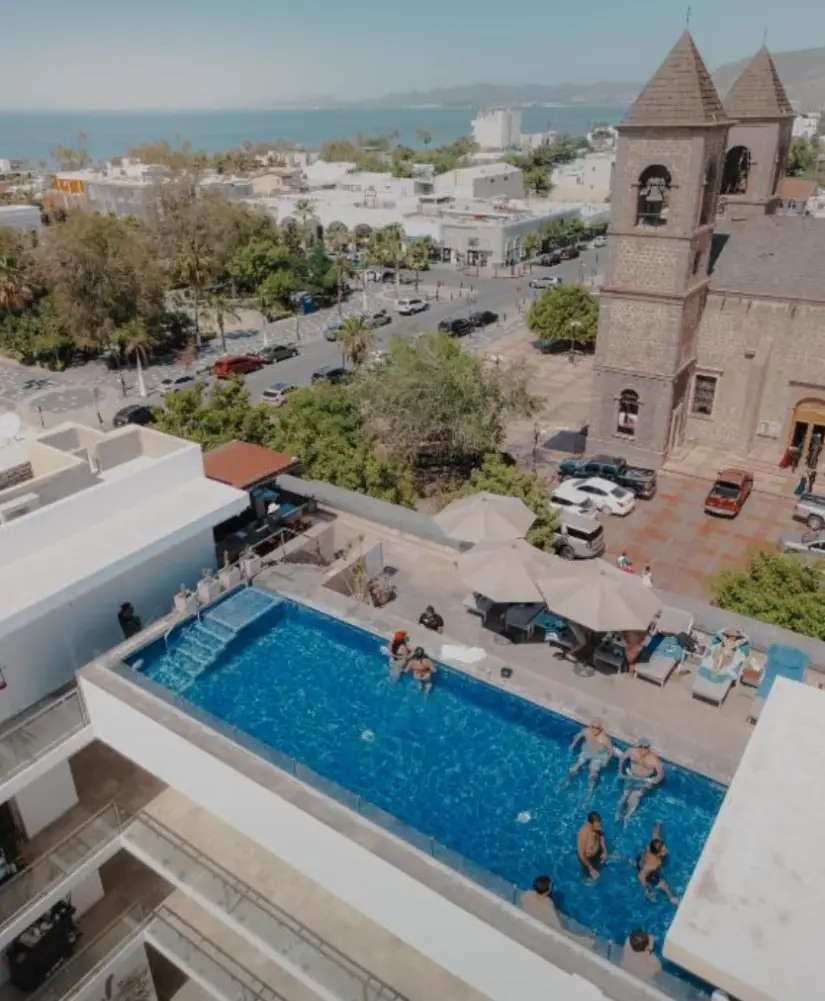 Hotel Catedral en La Paz, Baja California Sur. Foto: cortesía Hotel Catedral en La Paz, Baja California Sur. Foto: cortesía.