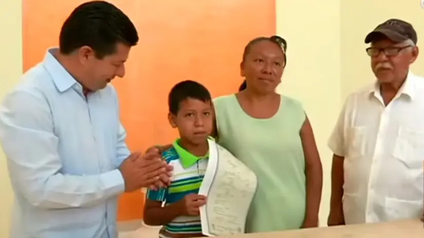 Salomon con tan solo 11 años de edad había vivido sin una identificación legal. Foto: Cortesía. Salomon con tan solo 11 años de edad había vivido sin una identificación legal. Foto: Cortesía.