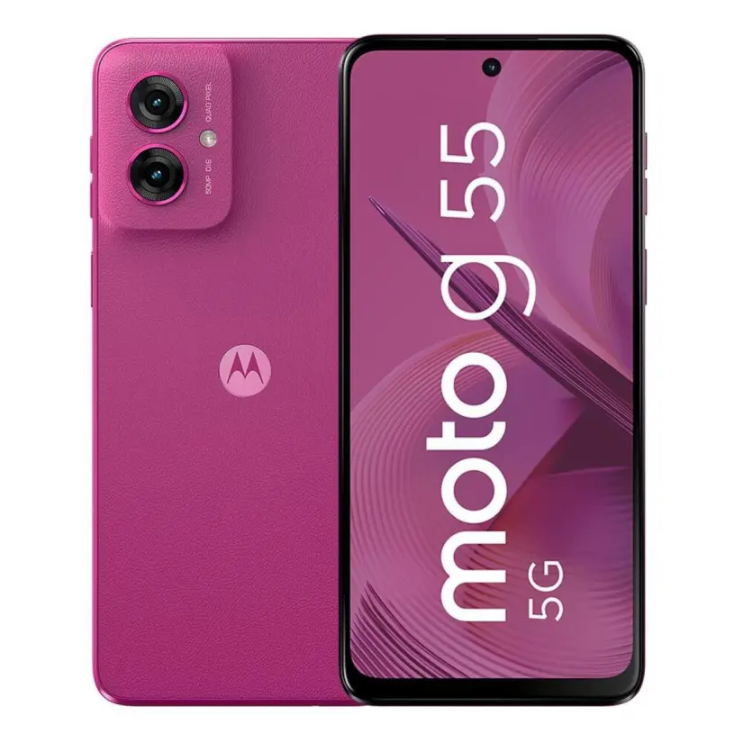Motorola Moto G55 con pantalla tipo LCD de 6,4 pulgadas Motorola Moto G55 con pantalla tipo LCD de 6,4 pulgadas. Foto: Cortesía