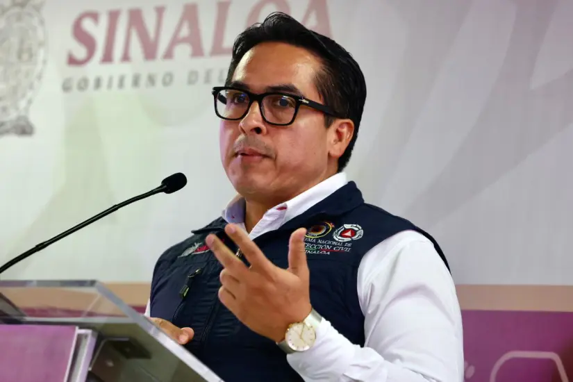 Roy Navarrete Cuevas, director del Instituto Estatal de Protección Civil