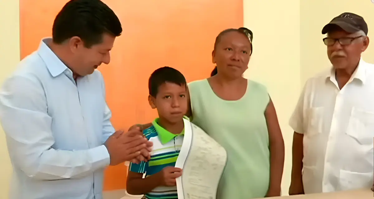 Conoce la historia de Salomon, el pequeño que por muchos años vivio sin una identificación legal. Foto: Cortesia.