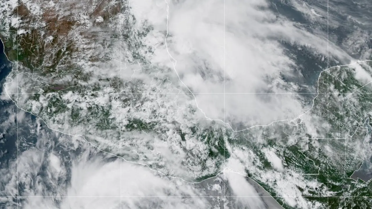 El ciclón perdió fuerza sobre el este de México. Foto: NOAA