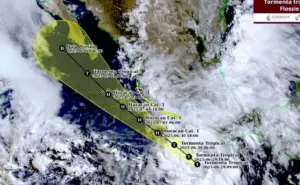 Baja California Sur en alerta preventiva por la tormenta tropical Flossie