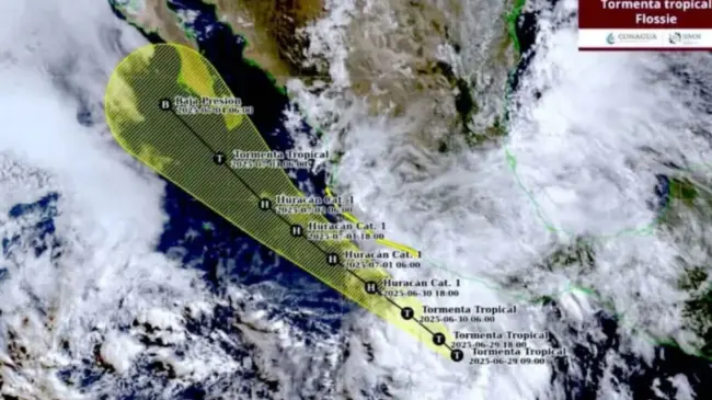 Conoce las posibles afectaciones que podría tener la tormenta tropical Flossie en BCS. Foto: cortesía