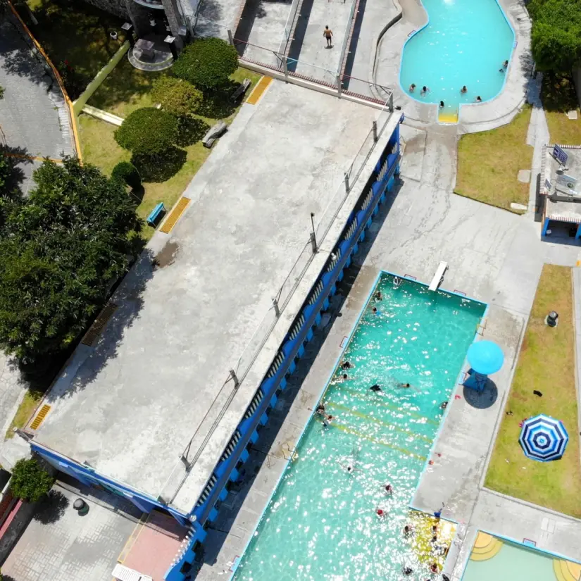 Seis balnearios con servios de alojamiento en Hidalgo Foto: Balneario Vito
