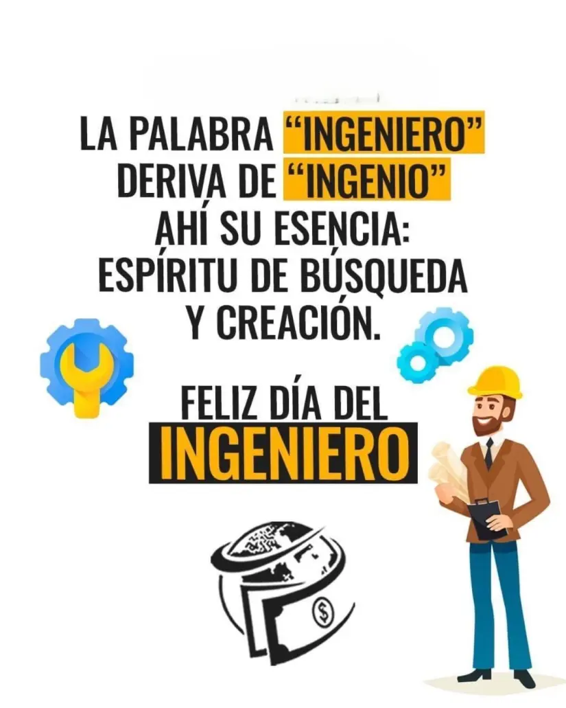Felicita a tu hermana o hermano en el Día del Ingeniero. Foto: Pinterest