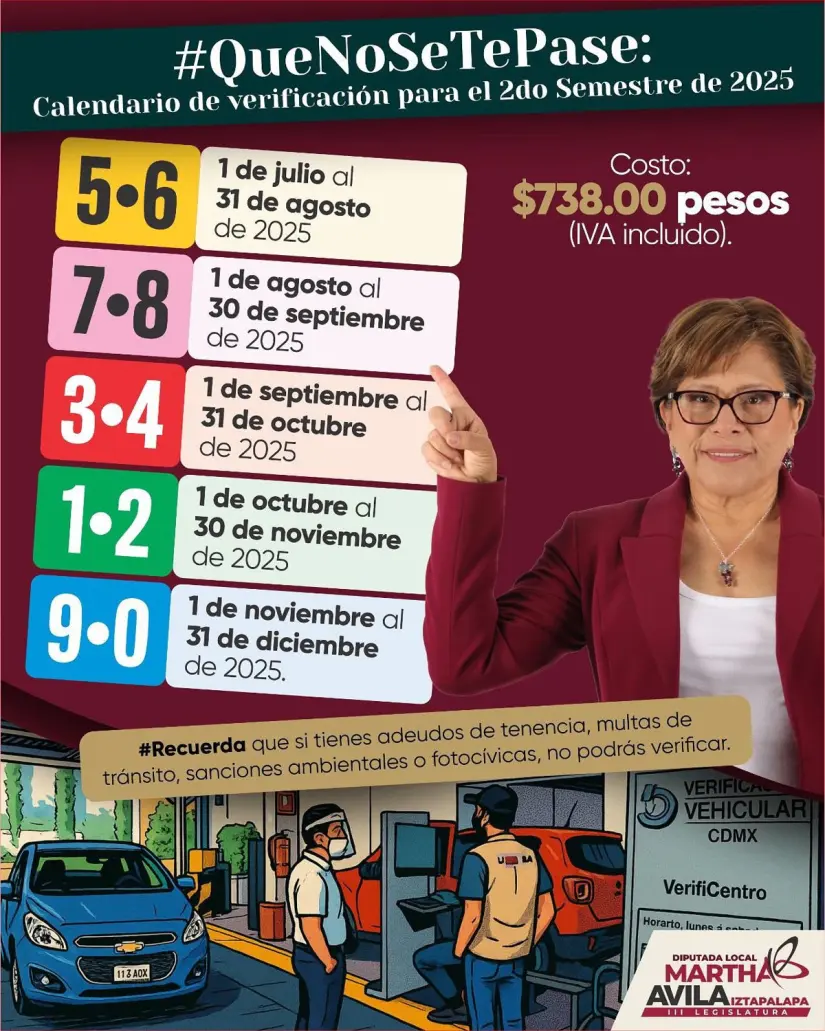 Se castigará con multas una vez que el periodo de  verificación vehicular haya concluido.Foto: Cortesía.