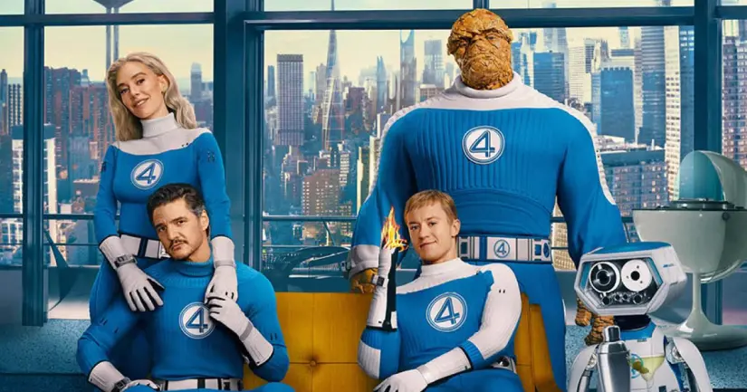 Los 4 Fantásticos regresan este 2025.Foto: Póster oficial