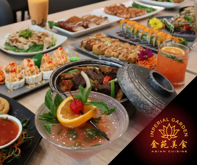 Disfruta de la mejor comida china en Imperial Garden. Foto: Imperial Garden Justo Sierra.