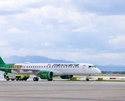Mexicana Aviación recibe su primer avión Embraer E195-E2 en el AIFA