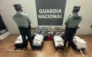 Baja California: Autoridades incautan una maleta con más de 50 millones de pesos en droga