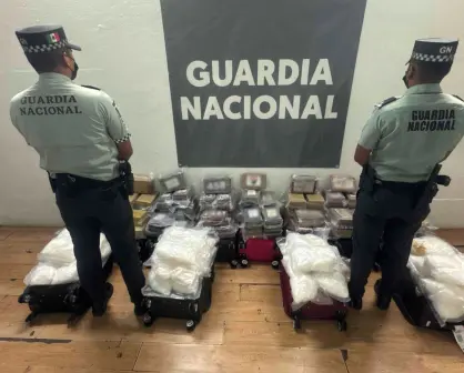 Baja California: Autoridades incautan una maleta con más de 50 millones de pesos en droga