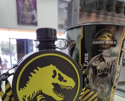 A partir de este 2 de julio, disponible la palomera y cantimplora de Jurassic World Rebirth en Cinépolis