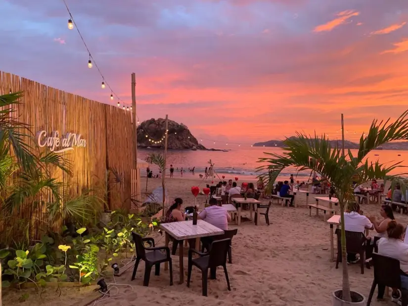 Disfruta de los mejores atardeceres mientras comes. Foto: Cortesía. 