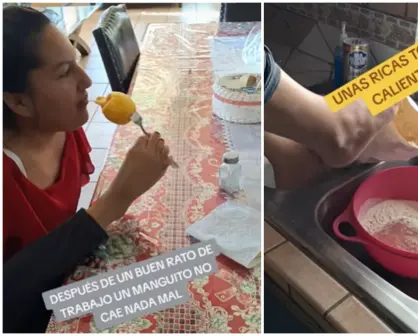 ¡No hay límites para la voluntad! La mujer que cocina con los pies y ha inspirado a miles en TikTok