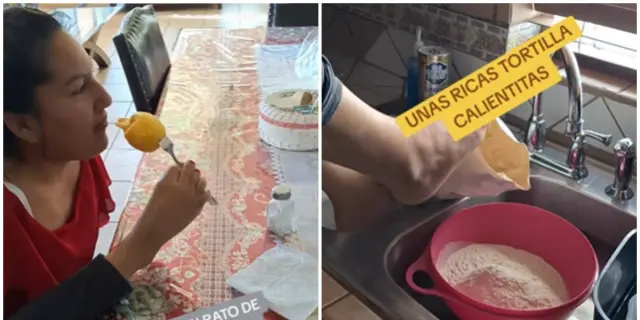 ¡No hay límites para la voluntad! La mujer que cocina con los pies y ha inspirado a miles en TikTok