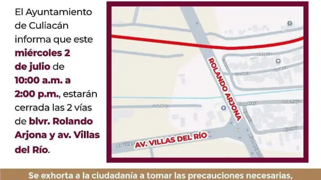 Es importante atender indicaciones viales. Foto: Gob. de Sinaloa