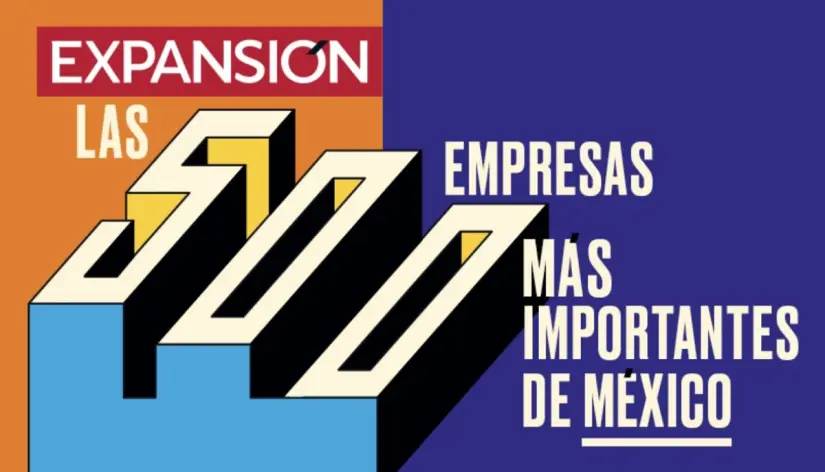 La revista Expansión publica cada año su lista de las 500 empresas más grandes de México. Imagen: Expansión