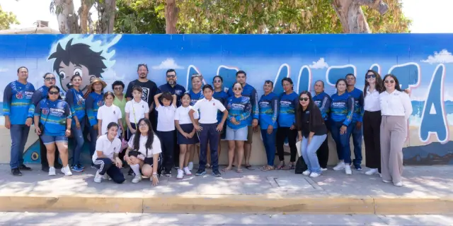 Altata pinta su historia en un mural: de la pesca tradicional a la construcción de paz