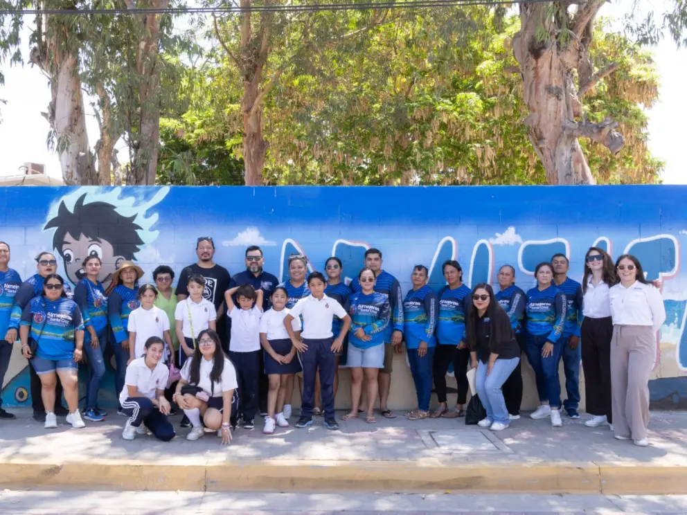 Altata pinta su historia en un mural: de la pesca tradicional a la construcción de paz