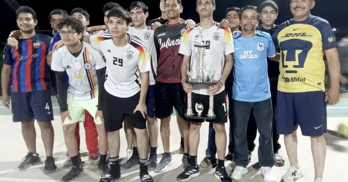 Fútbol, pasión y compañerismo: con éxito concluye el Torneo de Fútbol de Salón en Las Coloradas en Culiacán