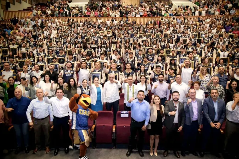 UAS entrega el premio al Mérito Deportivo Universitario 2025 En la ceremonia estuvieron presentes deportistas olímpicos de la Universidad. Foto: UAS