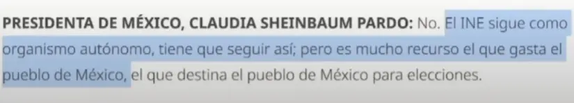 Declaración de Claudia Sheinbaum en la Mañanera del Pueblo. Declaración de Claudia Sheinbaum en la Mañanera del Pueblo.