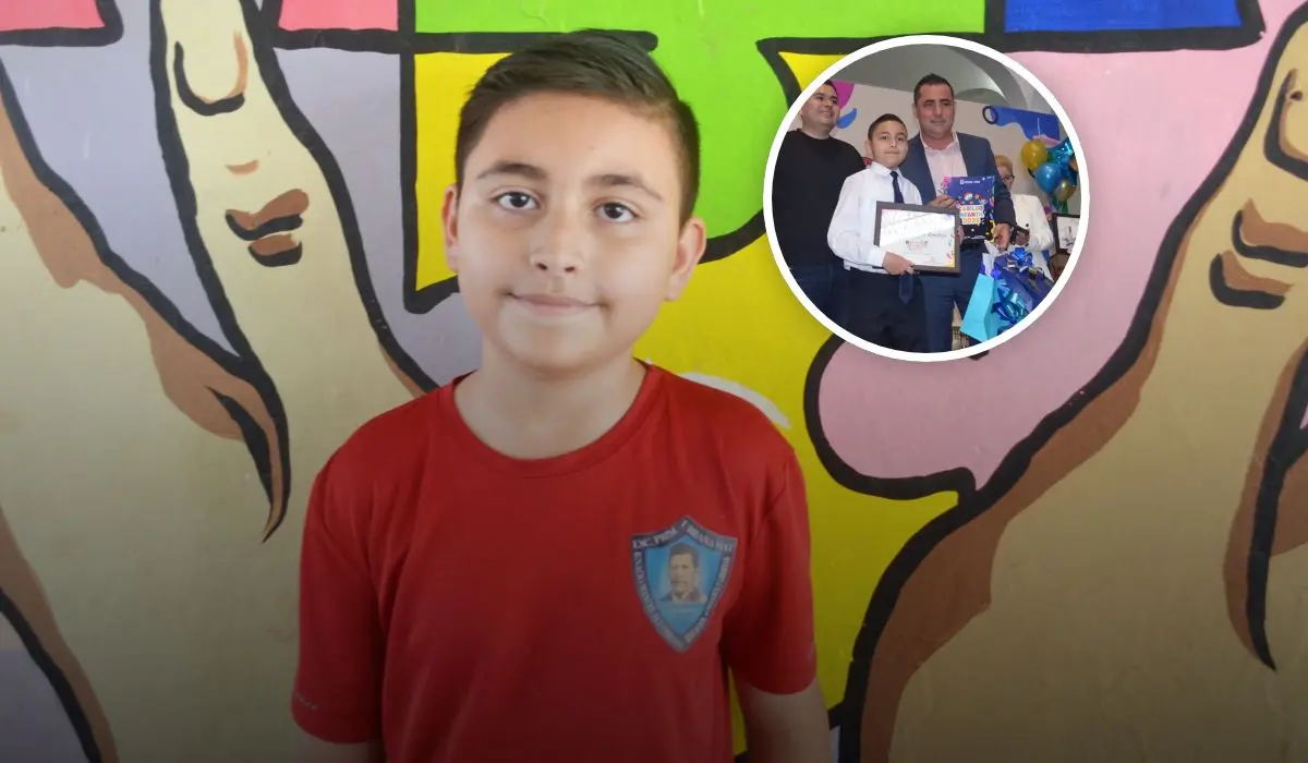 Con solo 10 años, Dylan Jesús alzó la voz por la salud emocional de la niñez, sembrando esperanza con un mensaje valiente: la paz se construye con amor, arte y escucha. Foto: Juan Madrigal