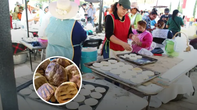 Se conmemora la gastronomia de Zacatecas este 6 de julio en la Feria del Pan Ranchero y Condoche 2025 Foto: Noticiero Punto & Aparte / Ayutamiento de Trancoso (Facebook)