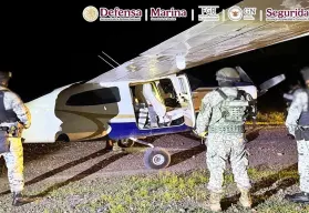 Duro golpe al crimen en Colima: Interceptan aeronave con 427 kilos de cocaína