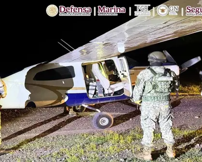 Duro golpe al crimen en Colima: Interceptan aeronave con 427 kilos de cocaína