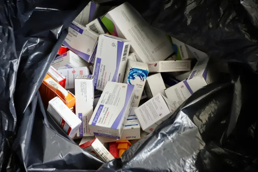 Medicamentos caducos serán incinerados para evitar daños a la salud y al ambiente. Foto: Secretaría de Salud