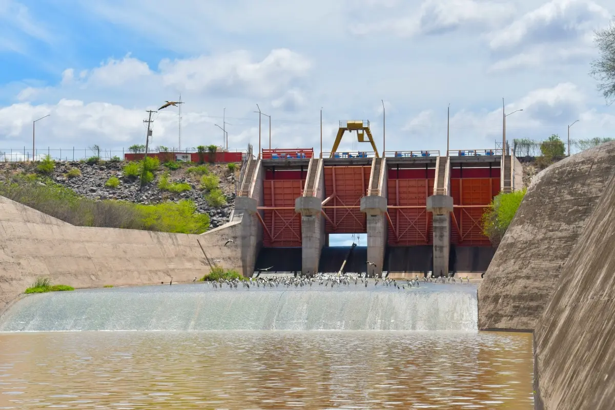 En recuperación los niveles de agua en las presas de Sinaloa. Foto: Cortesía