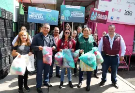 Entregan más de 3 mil bolsas de tela en el Estado de México, para promover el reciclaje