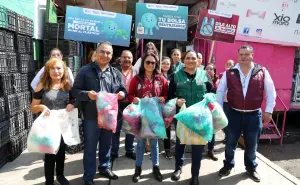 Entregan más de 3 mil bolsas de tela en el Estado de México, para promover el reciclaje