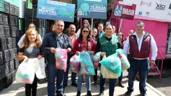 Entregan más de 3 mil bolsas de tela en el Estado de México, para promover el reciclaje