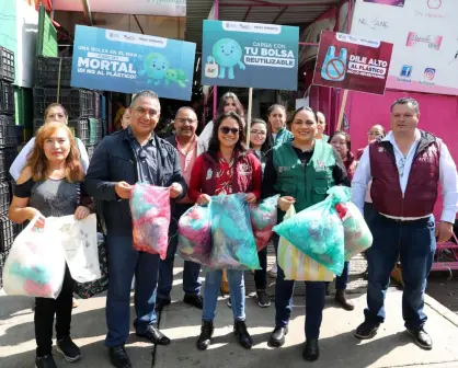 Entregan más de 3 mil bolsas de tela en el Estado de México, para promover el reciclaje