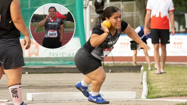 Fue en su quinto intento donde la sinaloense se consagra como ganadora del oro. Foto: Cortesía