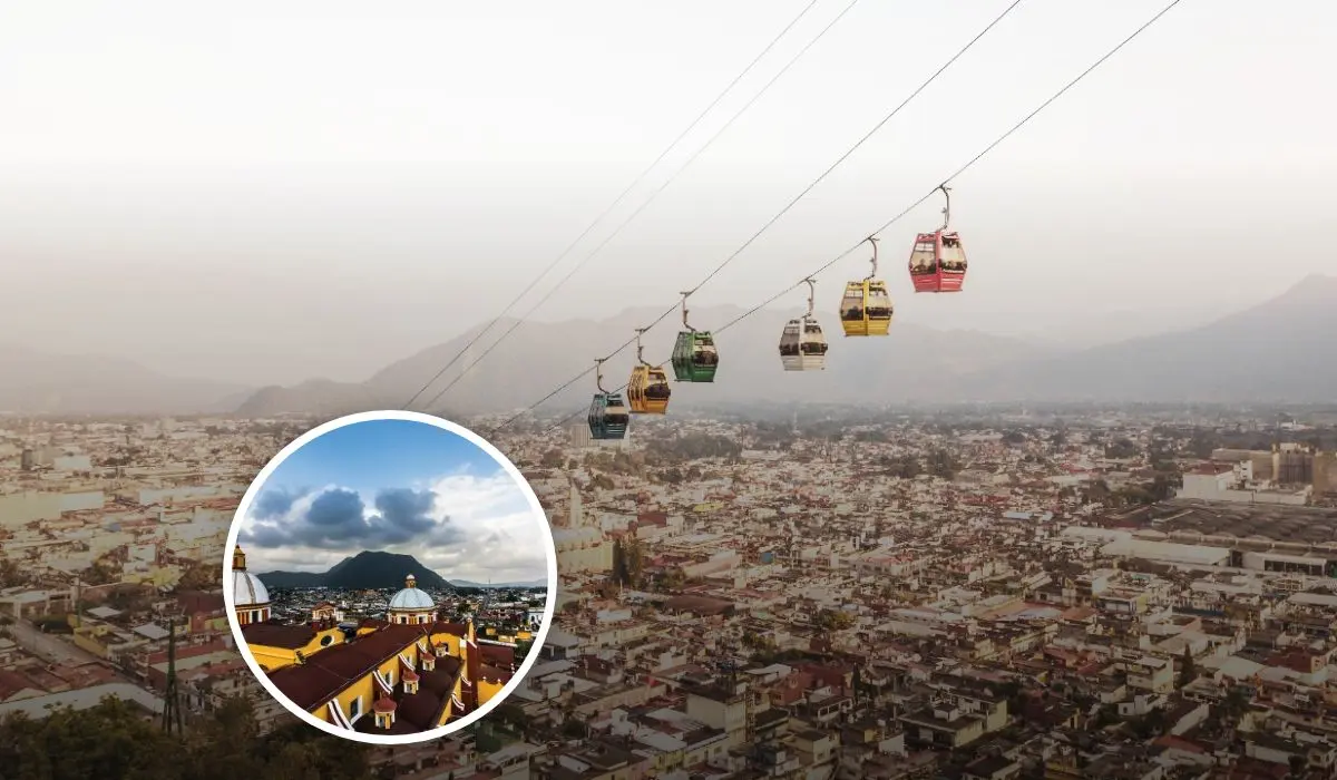 Observa todo el Pueblo Mágico de Orizaba y sus demás alrededores en el teleférico Foto: México Desconocido