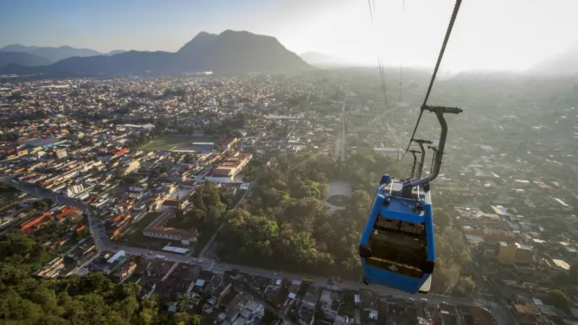 imagen recuadro Vista del teleférico de Orizaba Foto: México Desconocido