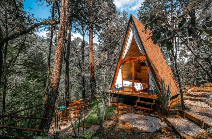 Wander Cabins Valle de Bravo. Foto: cortesía Wander Cabins Valle de Bravo. Foto: cortesía.