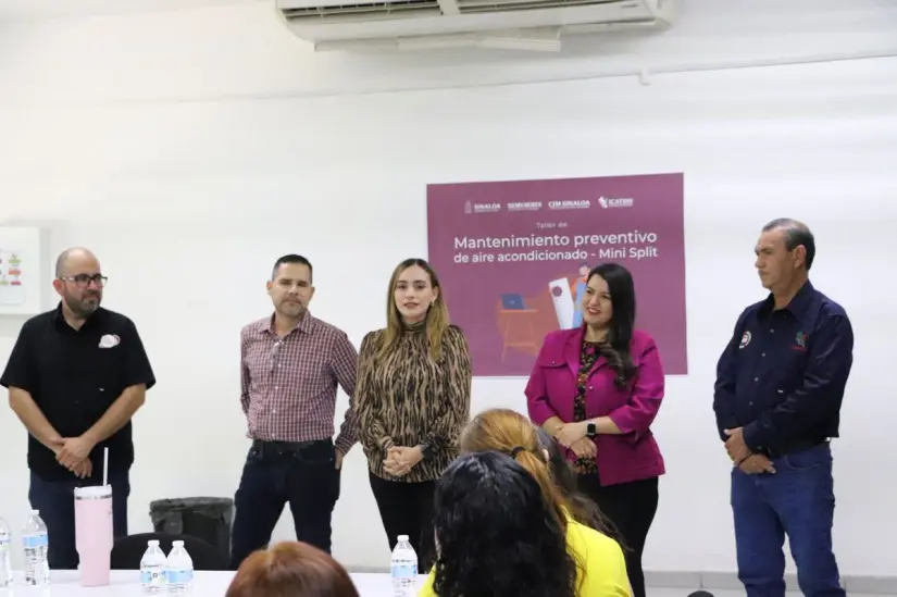 Capacitación técnica impulsa a mujeres hacia la autosuficiencia económica en Sinaloa. Donde antes había límites, hoy hay oportunidades: mujeres que inspiran con cada herramienta. Foto: SEMUJERES