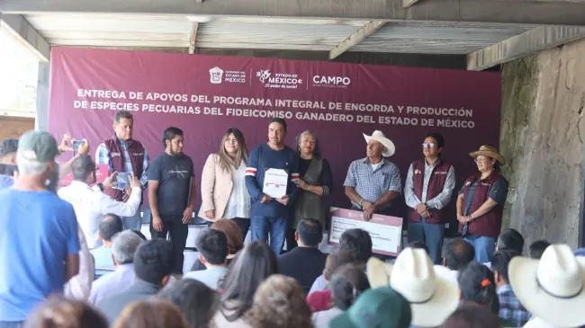 Entregan 4 mil pesos por hectárea a productores del Estado de México. Foto: Cortesía