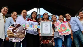 ¡Hidalgo rompe récord! En Actopan forman la línea de tacos de barbacoa más larga del mundo