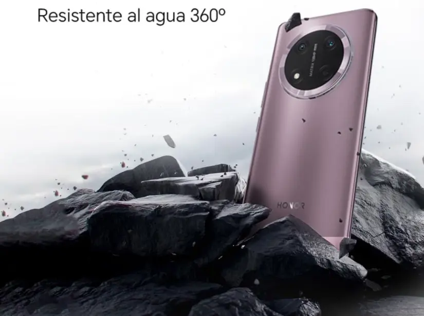 Honor Magic7 Lite resistente a caídas y agua Honor Magic7 Lite resistente a caídas y agua. Foto: Cortesía