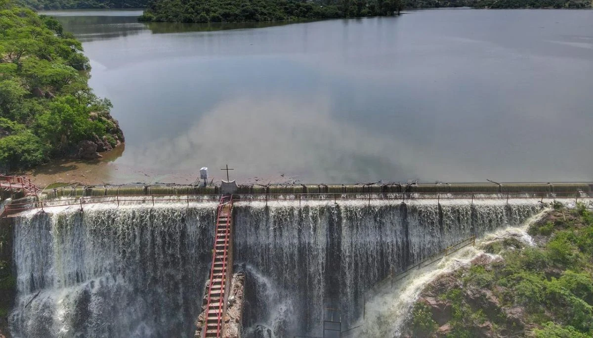 Aguascalientes y sus presas que alcanzaron el máximo de su capacidad en 2025. Foto: Cortesía