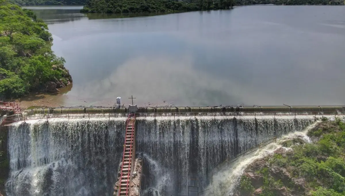 Aguascalientes y sus presas que alcanzaron el máximo de su capacidad en 2025. Foto: Cortesía