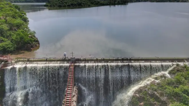 Aguascalientes y sus presas que alcanzaron el máximo de su capacidad en 2025. Foto: Cortesía