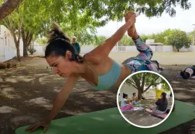 En el CESAVVI 5 de Febrero en Culiacán, el yoga inspira a mujeres a sanar, reconectar y florecer desde el alma